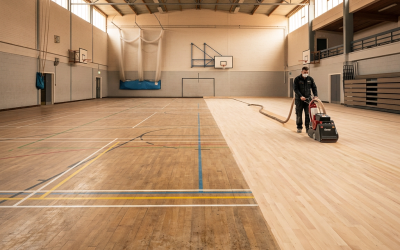 Professional Sports Hall Floor Sanding: Safety, Durability, and the Science of High-Traffic Finishes